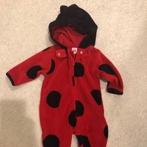 Ladybug costume/pajamas baby size 6 months